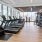 a gym with exercise equipment